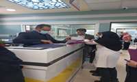 بازدید سرزده هیئت رییسه و ناظرین معاونت درمان از بیمارستان ساسان
